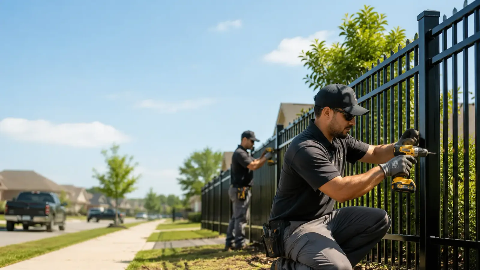 Metal Fence Installation in Brooklet, GA